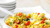Cheese Tortellini with Tomatoes and Corn Cheese Tortellini with Tomatoes and Corn