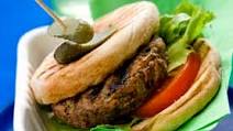 Lower-calorie beef burgers Lower-calorie beef burgers