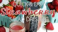 Quick and Easy Strawberry Salad Dressing in a Jar! Quick and Easy Strawberry Salad Dressing in a Jar!