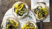 Spelt Pizza with Grilled Vegetables Spelt Pizza with Grilled Vegetables