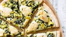 Spinach Artichoke Pizza {Paleo, Vegan} Spinach Artichoke Pizza {Paleo, Vegan}