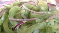 Creole Snake Gourd Salad- Salad Patol Creole Snake Gourd Salad- Salad Patol