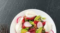 Beet and avocado salad with honey yogurt dressing Beet and avocado salad with honey yogurt dressing