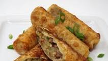 Pan Fried Beef Egg Rolls Pan Fried Beef Egg Rolls