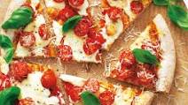 Pizza with Mascarpone and Cherry Tomatoes Pizza with Mascarpone and Cherry Tomatoes