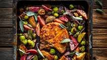 Maple Glazed Pork Chops & Vegetables Maple Glazed Pork Chops & Vegetables