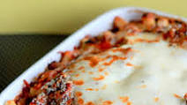 Vegetarian Four-Cheese Mushroom Baked Ziti Vegetarian Four-Cheese Mushroom Baked Ziti