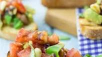 Tomato and Avocado Bruschetta Tomato and Avocado Bruschetta