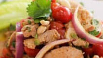 Spicy Roast Pork Salad ยำหมูอบ (yum moo ob) Spicy Roast Pork Salad ยำหมูอบ (yum moo ob)