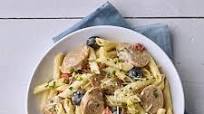 Penne with Hot Italian Turkey Sausage Penne with Hot Italian Turkey Sausage