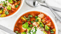 Chicken Tortilla Soup with Hominy Chicken Tortilla Soup with Hominy