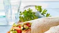 Chicken Burrito With Refried Beans And Mexican Red Rice Chicken Burrito With Refried Beans And Mexican Red Rice