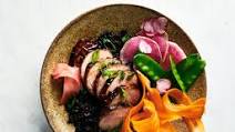 Hoisin-Glazed Pork Bowl With Vegetables Hoisin-Glazed Pork Bowl With Vegetables