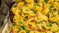Pasta with Pancetta and Peas Pasta with Pancetta and Peas