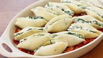 Spinach Ricotta Stuffed Shells with Meat Sauce Spinach Ricotta Stuffed Shells with Meat Sauce