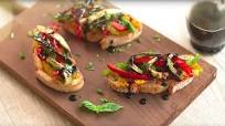 Bruschetta de verduras Bruschetta de verduras