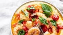 Tomato Basil Shrimp and Polenta Tomato Basil Shrimp and Polenta