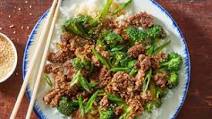 20-Min: Grass-Fed Ground Beef & Broccoli with Jasmine Rice 20-Min: Grass-Fed Ground Beef & Broccoli with Jasmine Rice