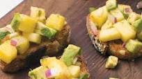 Mango-Avocado Pico De Gallo Crostinis Mango-Avocado Pico De Gallo Crostinis