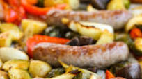 Sheet Pan Dinner with Bratwurst and Roasted Vegetables Sheet Pan Dinner with Bratwurst and Roasted Vegetables