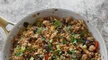 Asian Ground Chicken Noodles Asian Ground Chicken Noodles