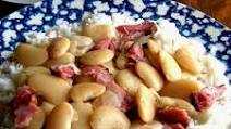 Lima Beans with Ham over Rice Lima Beans with Ham over Rice