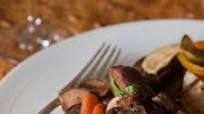 Veal, Wild Mushrooms, and Red Wine Veal, Wild Mushrooms, and Red Wine