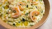 Lemon and Shrimp Risotto with Fresh Basil Lemon and Shrimp Risotto with Fresh Basil