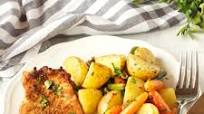 Easy Pork Chop Sheet Pan Dinner Easy Pork Chop Sheet Pan Dinner