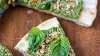 Vegan Pesto Flatbread Pizza Vegan Pesto Flatbread Pizza