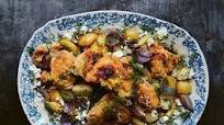 Chicken with Feta Cheese, Dill, Lemon and Harissa Yogurt Chicken with Feta Cheese, Dill, Lemon and Harissa Yogurt