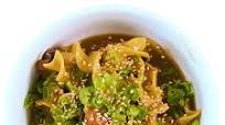 Japanese Egg Noodle Soup wtih Sausage Japanese Egg Noodle Soup wtih Sausage