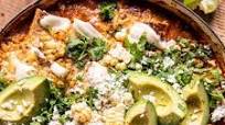 One Skillet Street Corn Chicken Enchilada Bake One Skillet Street Corn Chicken Enchilada Bake