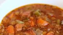 Slow Cooker Lentil and Ham Soup Slow Cooker Lentil and Ham Soup