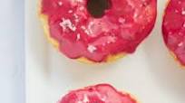 Gluten Free Vanilla Donuts with Pink Beet Frosting Gluten Free Vanilla Donuts with Pink Beet Frosting