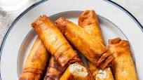 Turkish Fried Feta Rolls, or Turkish Fried Feta Rolls, or
