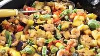 Ratatouille with Shrimp and Okra Ratatouille with Shrimp and Okra