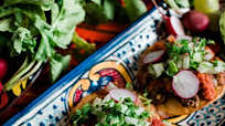 Tostadas de Lengua Tostadas de Lengua