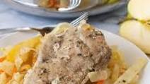 Sage Pork Chops with Apple Slaw Sage Pork Chops with Apple Slaw