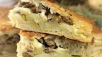 Scacciata with Potato and Sausage Filling Scacciata with Potato and Sausage Filling