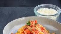 Traditional Spaghetti all'Amatriciana Traditional Spaghetti all'Amatriciana