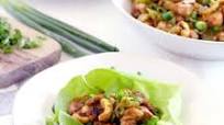 Chicken and Cashew Lettuce Wraps Chicken and Cashew Lettuce Wraps