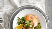 Multi-Cooker Steamed Salmon with Salsa Verde Multi-Cooker Steamed Salmon with Salsa Verde