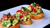 Vegan Appetizer – Guacamole Bruschetta Vegan Appetizer – Guacamole Bruschetta