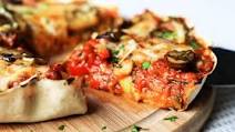Low-Calorie Veggie Deep Dish Pizza Low-Calorie Veggie Deep Dish Pizza