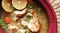 Slow-Cooker Lemon-Garlic Chicken Slow-Cooker Lemon-Garlic Chicken