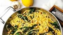 Pasta with Chickpeas Spinach and Lemon Pasta with Chickpeas Spinach and Lemon