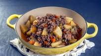 Carne molida con papas Carne molida con papas