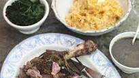 Incredible roasted shoulder of lamb with smashed veg & greens Incredible roasted shoulder of lamb with smashed veg & greens