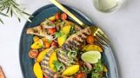 Grilled Pork Chops with Peaches, Jalapeño and Honey Grilled Pork Chops with Peaches, Jalapeño and Honey